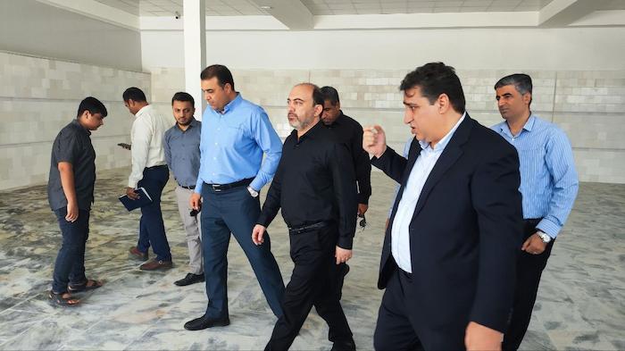 بازدید جناب آقای دکتر دوستی ،استاندار  استان هرمزگان و دکتر خلیل قاسمی، مدیرکل صنعت معدن تجارت ، دکتر مویدی،رئیس جهادکشاورزی و جناب آقای دکتر کمالی ریاست صنایع تبدیلی استان هرمزگان با حضور رئیس هیئت مدیره مجتمع جناب مهندس صادق زاده